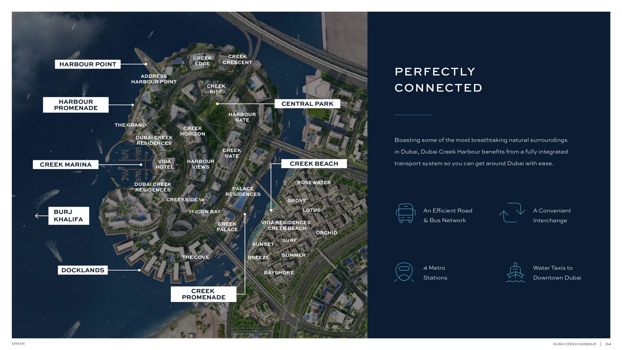 Emaar apartments at dubai creek harbour