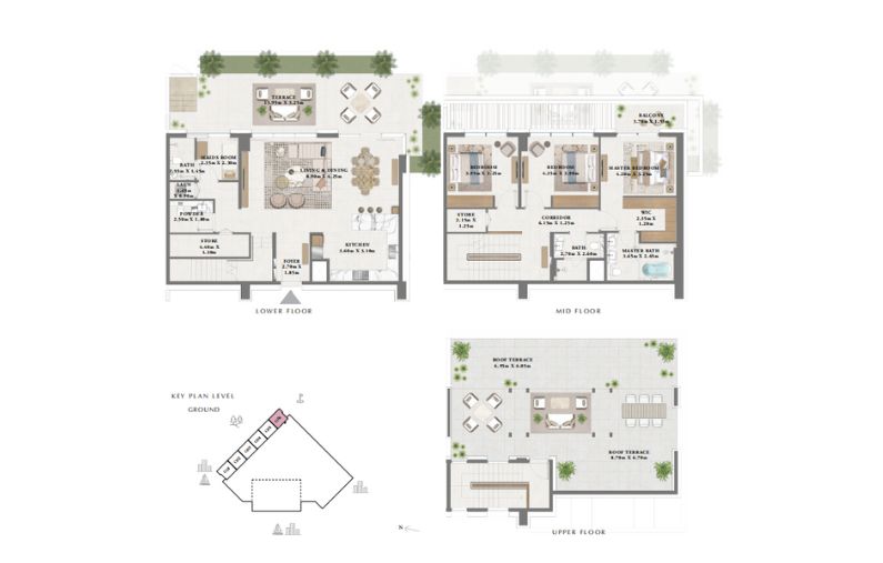 Altan at Dubai Creek Harbour by Emaar floor plan