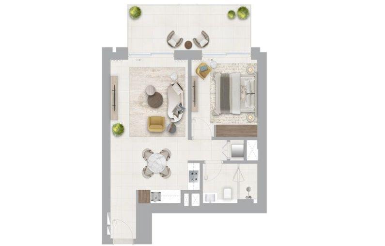 creek heaven at Dubai Creek Harbour by Emaar floor plan