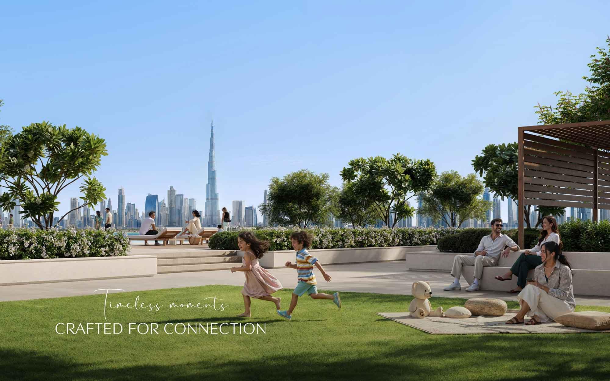 Dubai creek Harbour 1 bed floor plan